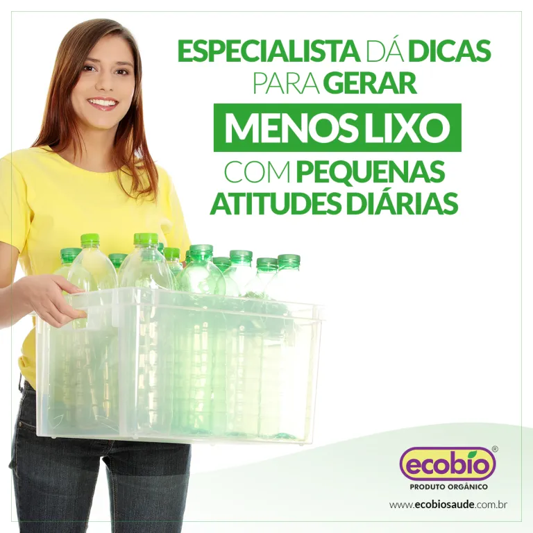 Especialista dá dicas para gerar menos lixo com pequenas atitudes diárias